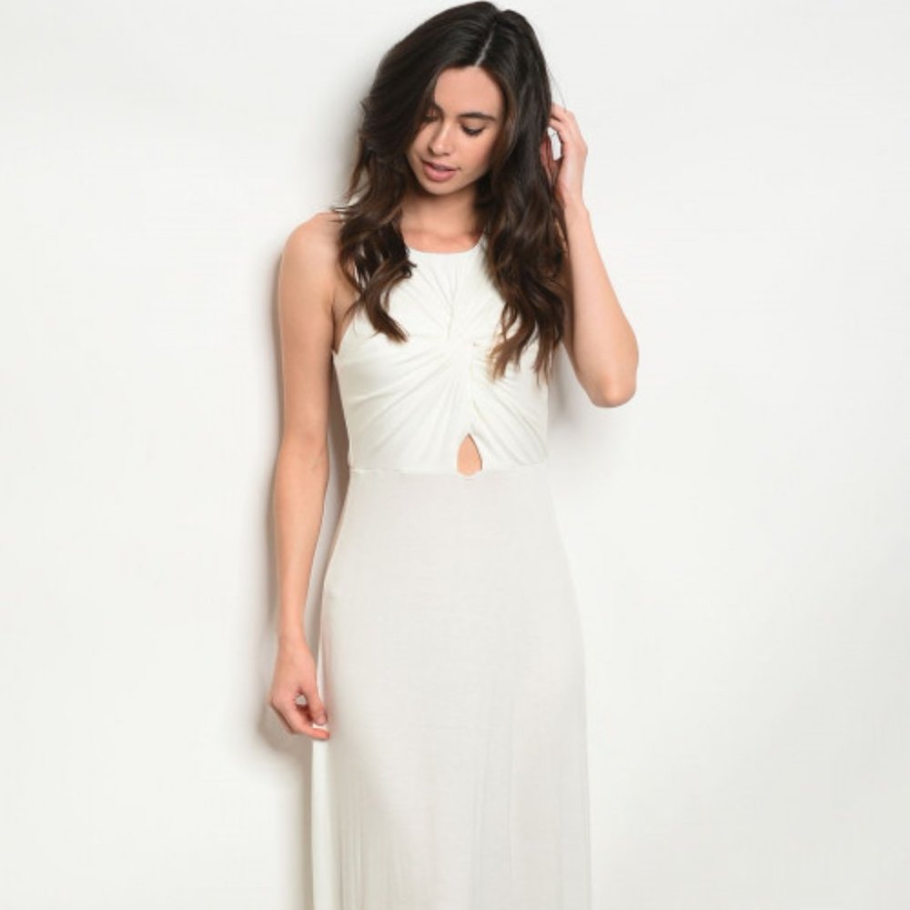 Diamond White Maxi Dress
